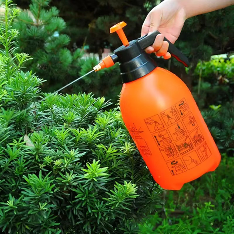 Handdruck Garten Sprayer mit Trigger-Luftpumpe in Orange zur Reinigung und Desinfektion - Bild 3