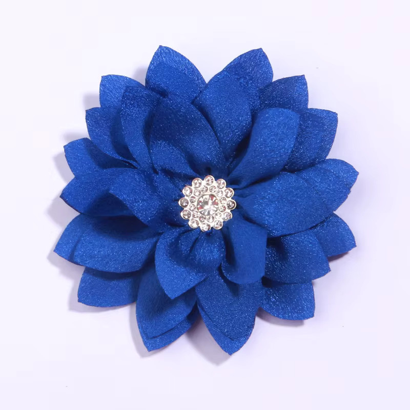 Lotus Stoff Blumen für Baby Mädchen, 8,5 cm, Chiffon - Bild 3
