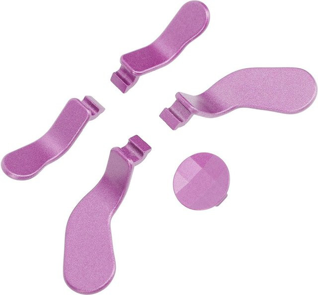DIYelecs Ersatzteil-Set für Xbox Elite Series 2 Controller in Lila mit Paddles, 4 Edelstahl-Thumbsticks und 1 Richtungspad - Bild 1