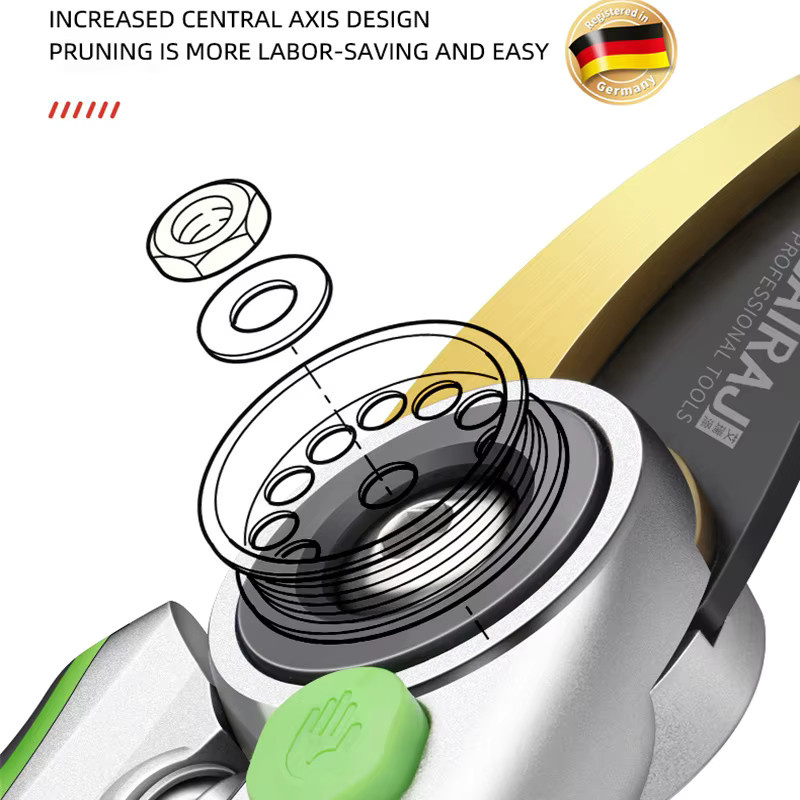 AIRAJ Multifunktionale Gartenschere als scharfe Astschere für die effiziente Gartenarbeit - Bild 4