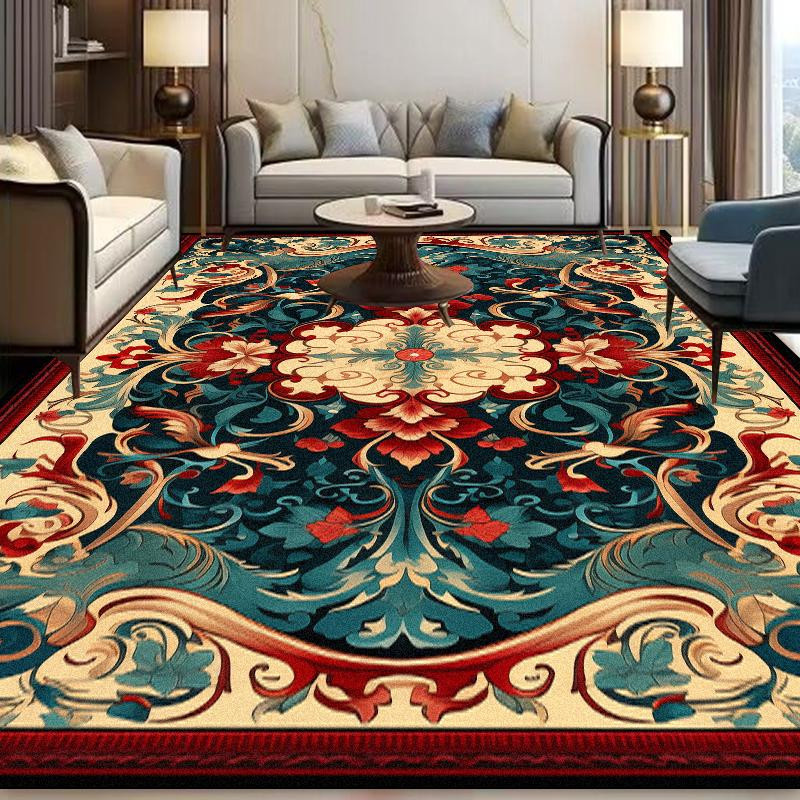 Karpetti Retro-Teppich mit floralem Design, rutschfest und waschbar, B/T: 180 x 280 cm, Multicolour - Bild 1