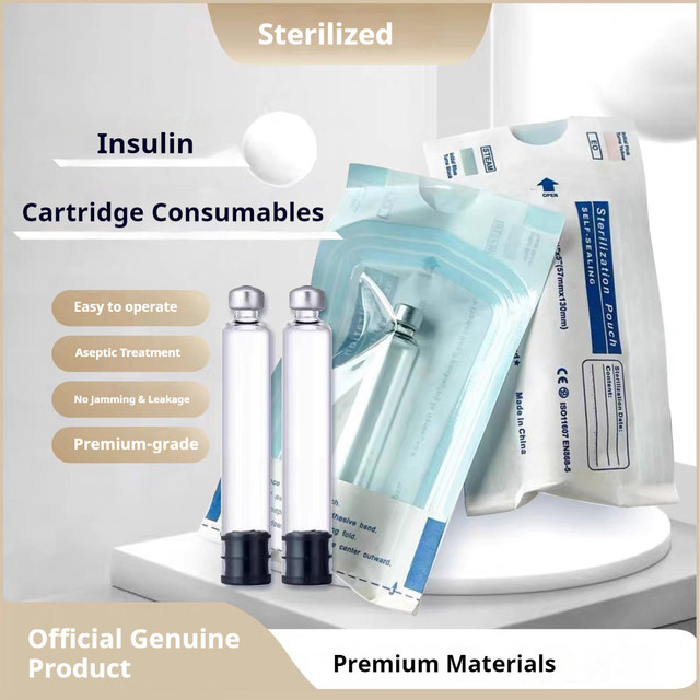 AiQUE Glasflaschen für Insulin, 3 ml, sterilisiert - Bild 1