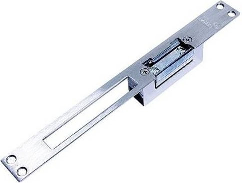 CDVI Elektrischer Türöffner mit Entriegelung in Silber - Bild 1