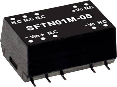 Mean Well SFTN01L-05 DC/DC-Wandlermodul 200mA 1W Schwarz mit 1 Ausgang - Bild 1