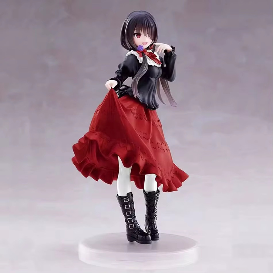 Bandai Date A Live Tokisaki Kurumi, Standfigur, Mädchen, Rot, Kunststoff - Bild 2