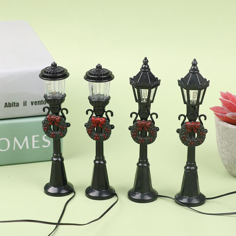4-teiliges Set Mini-Straßenlaternenmodelle für Puppenhäuser - Bild 2