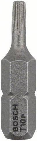 Bosch Schrauberbit T10 extra hart aus Edelstahl in Silber, Länge: 25 mm - Bild 1