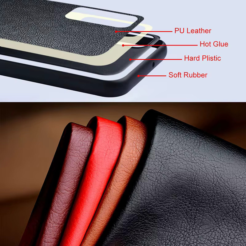 Luxus PU Leder Business Handyhülle mit Kartenhalter für Google Pixel 7, Pixel 6 Pro, Pixel 7a und Pixel 6a in Braun - Bild 2
