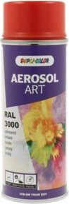 European Aerosols Buntlackspray Feuerrot Glänzend RAL 3000 400 ml - Bild 1
