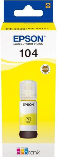 Epson EcoTank 104 Nachfülltinte Gelb 65ml C13T00P440 - Bild 1