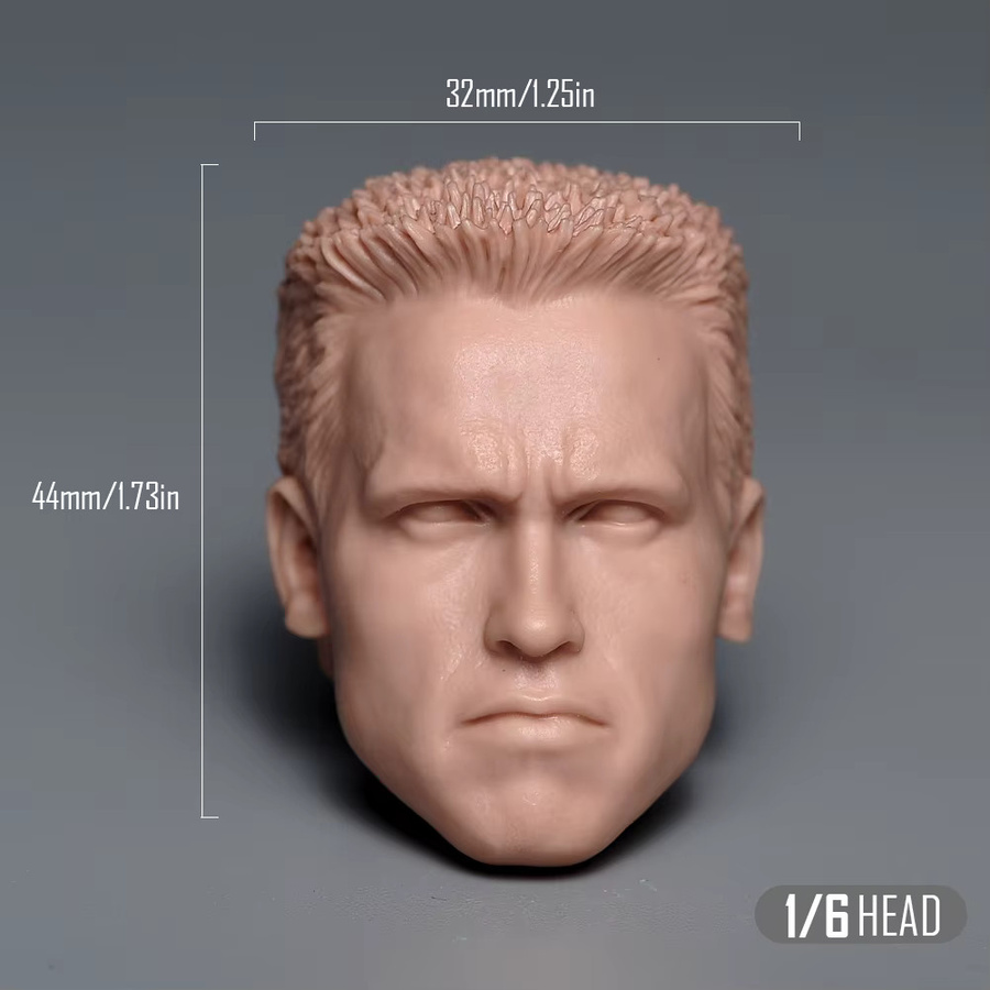 Unbemalt Head Sculpt Actionfigur, Weiß, Fantasy, Zubehör - Bild 3