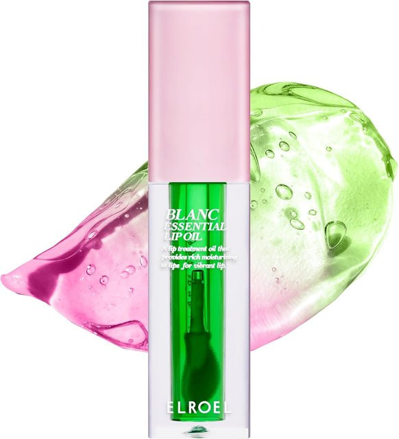 ELROEL Blanc Essential Lippenöl, 04 Green Apple, 4,5g, glänzend - Bild 1