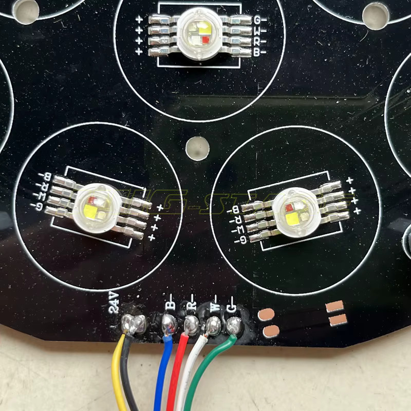 LED-Par-Panel Ersatzteil für Innenbereich, RGBW, 18x10W, Schwarz - Bild 2