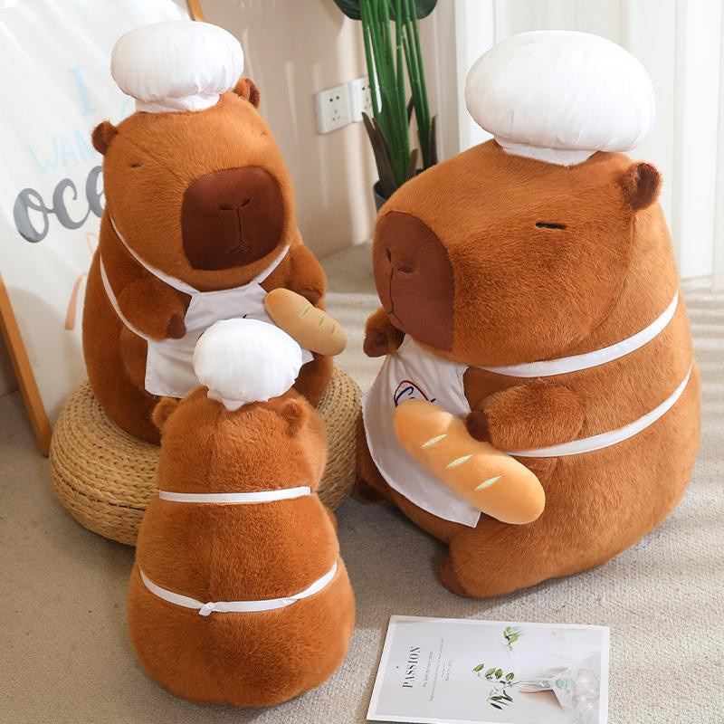GDzaccly Capybara Brot Puppe Kissen Plüsch 35cm - Bild 3