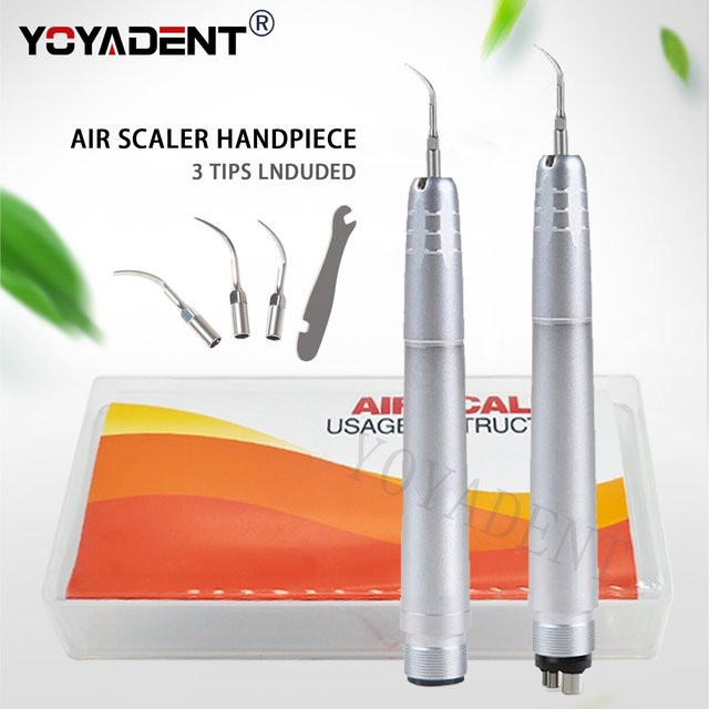 CMANTH Dental Ultraschall Air Scaler Handstück mit 3 Tipps - Bild 1