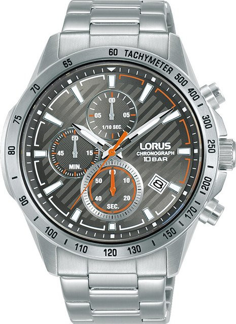 Lorus Chronograph, Quarz, Edelstahl, 44 mm, Herren - Bild 1
