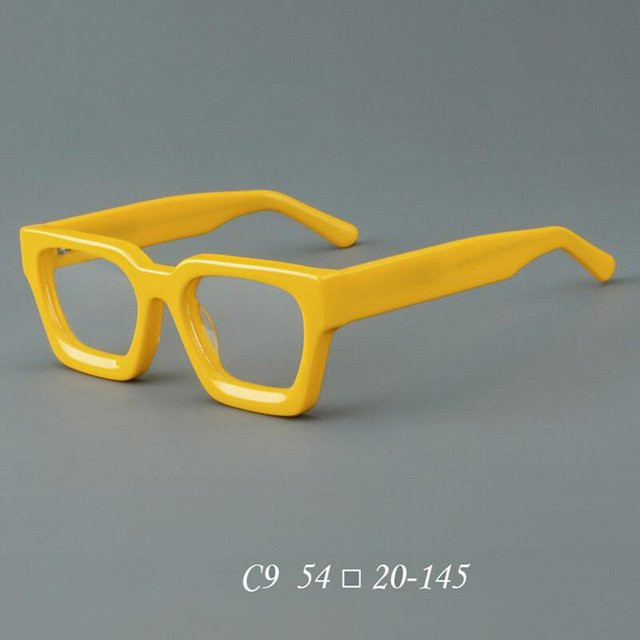 Bai Fen Bai Electronic 3C Korrektionsbrille, Acetat, Vollrand, quadratisch, grau, Damen - Bild 1