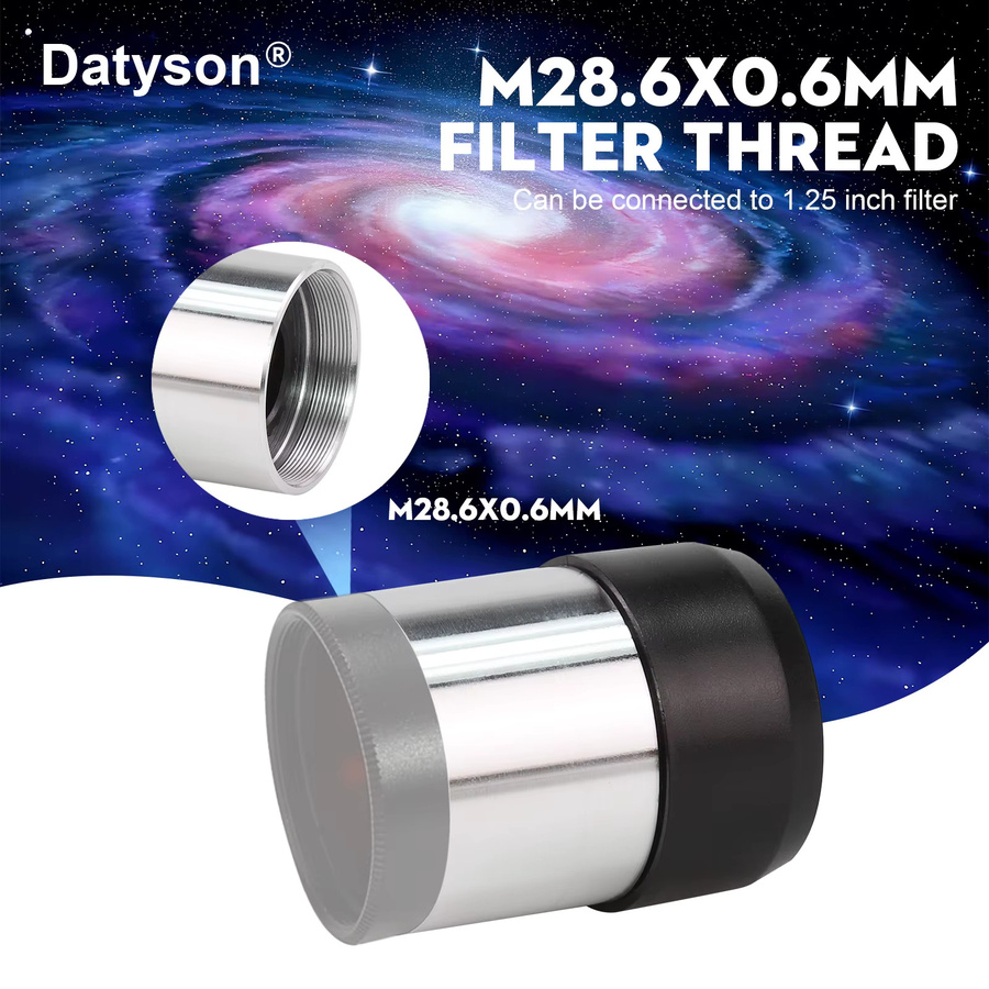 Datyson Hochleistungs-Teleskopokularzubehör SR4mm H12,5mm H20mm W5P9923DEF 1,25 Zoll - Bild 4