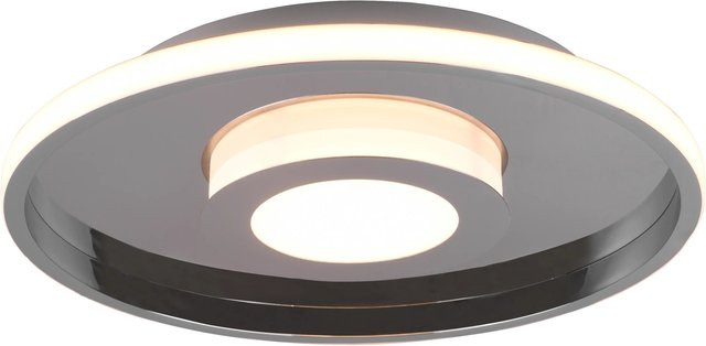 Trio LED-Deckenleuchte Ascari in Chrom, rund, dimmbar, H x B x T: 68 x 400 x 400 mm - Bild 1