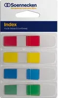 Soennecken Haftstreifen Index Mini in Gelb, Rot, Blau und Grün - Bild 1