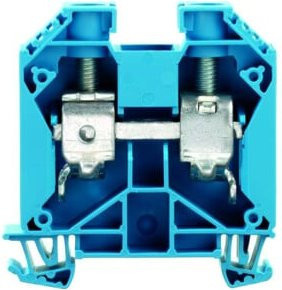 Weidmüller Durchgangsklemme WDU 35 BL in Blau, B/T/H: 16 x 60 x 63 mm - Bild 1