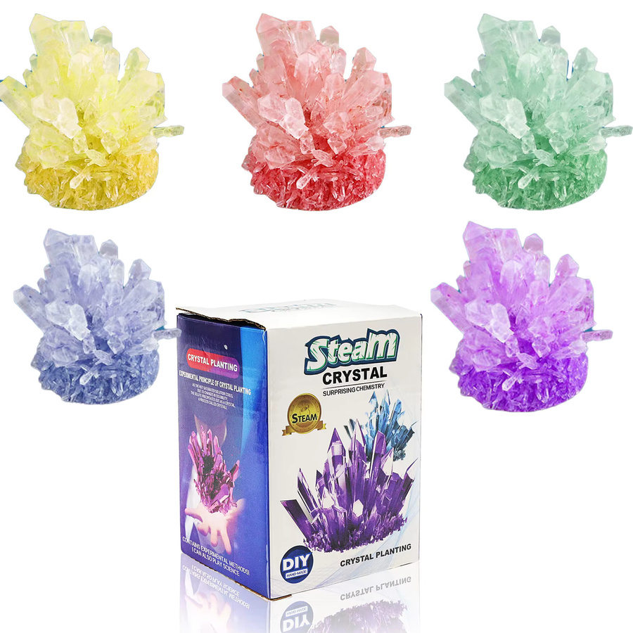 soulbao DIY Crystal Growing Science Experiment Set, Chemie-Experiment - Bild 2