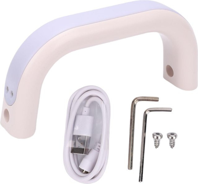 LED Leuchtender Wasserflaschengriff passend für Stanley 40oz Becher, Wiederaufladbar und Wasserdicht, Farbe: Weiß, Marke: DIYelecs - Bild 1