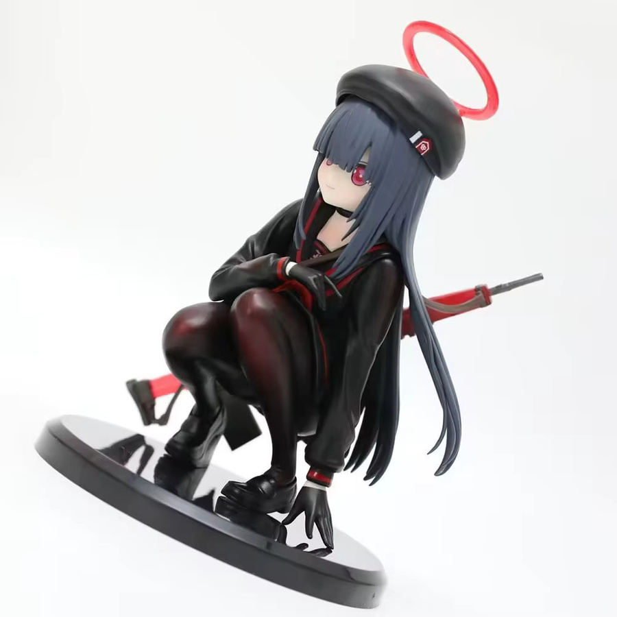 Bandai Zako-Chan Anime-Figur aus PVC in Blau, hockende Pose, Modellhöhe: 15,86 cm - Bild 3