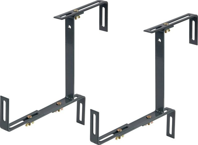 Balkonkastenhalter aus Stahl in Anthrazit für Breiten von 10 cm bis 20 cm - Bild 1