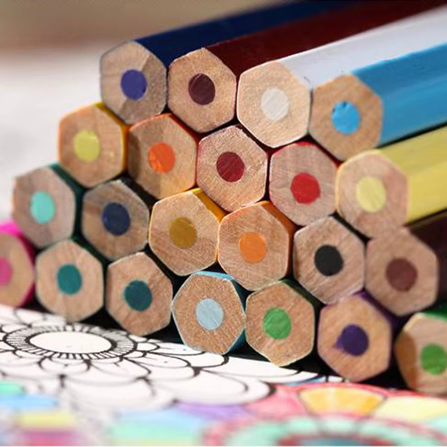 Professionelles Buntstift-Set mit 72 Farben in Multicolour, wasserlösliche Ölfarben für Kunst und Schule - Bild 4