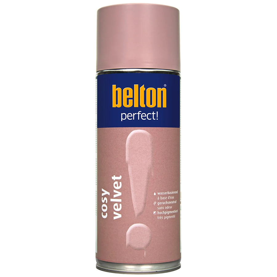 belton Buntlack Perfect Cosy Velvet Wasserbasierter Lack in Mehrfarbig und Pink, Seidenmatt, 400 ml - Bild 2