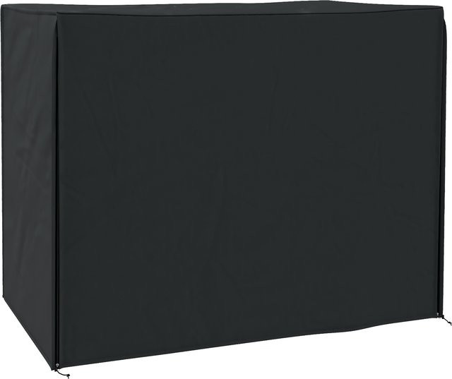 Outsunny Hollywoodschaukel Abdeckung wasserfeste Schutzhülle mit UV-Schutz aus Oxford, Schwarz, B/T/H: 220 x 125 x 172 cm - Bild 1