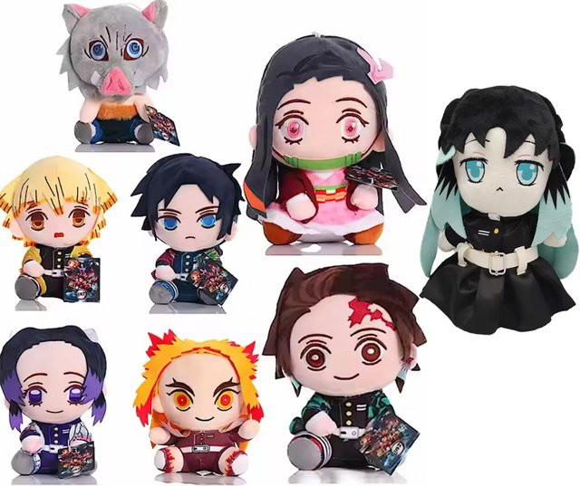 Bandai Demon Slayer Plüschtiere, Tokitou Muichir, Kyoumei Iguro Obanai Sanemi Uzui Tengen, Puppe - Bild 1