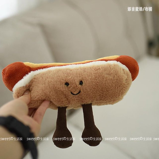 Jellycat Hotdog-Plüschtier, Plüsch / Textil, Bunt / Mehrfarbig - Bild 1