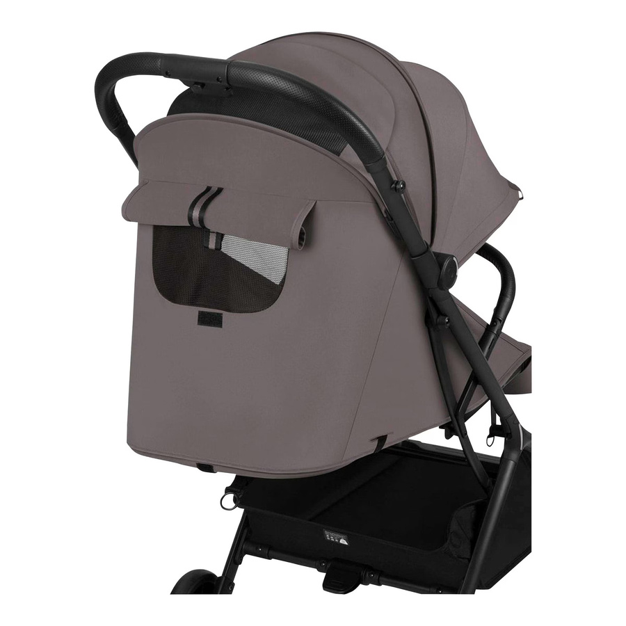 Lionelo Buggy SIA in Beige mit Federung, Schwenkrädern und Becherhalter aus Aluminium und Kunstleder - Bild 2