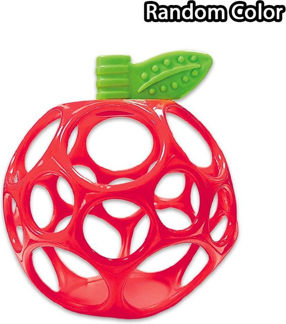 Linyi toy car, Sensorischer Greifball, rote Apfelform, Rasseln Spielzeug, Unisex, ab 0 Jahre, Rot - Bild 1
