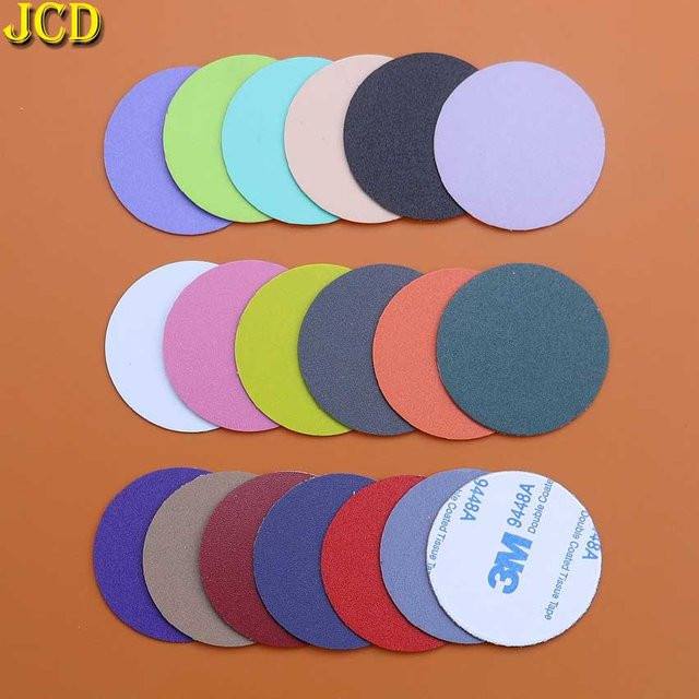 JCD 2er-Set Magnetische Metallplatten für Universal Auto-Handyhalterungen, Durchmesser: 38 mm, Farbe: Grün - Bild 1
