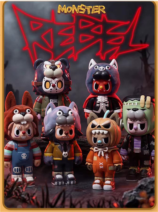 Chao Sweet Rebel Bear Monster, Blind Box Figur, Einzelfigur - Bild 2