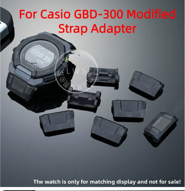 Casio G-SHOCK GBD-300 Uhrenzubehör, Echtleder, Schwarz - Bild 1