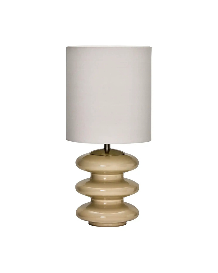 House Doctor Tischlampe Step L in Sand und Off-White, Höhe: 66 cm - Bild 1
