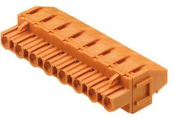 Weidmüller Buchsengehäuse-Kabel BL/SL, Polzahl: 12, Farbe: orange, 18 Stück, Artikelnummer: 1702000000 - Bild 1
