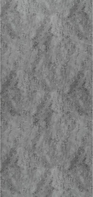 Aluverbund24 PVC Wandpaneele in Beton-Optik Hochglanz, Farbe Grau, B/H: 122 x 244 cm - Bild 1