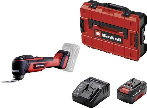 Einhell Professional TP-MG 18 Li BL Akku-Multifunktionswerkzeug bürstenlos mit Akku und Ladegerät in Rot inkl. Koffer und Schleifpad - Bild 1