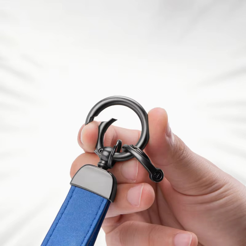 salahei Schlüsselanhänger Metall, Wildleder, Unisex - Bild 2