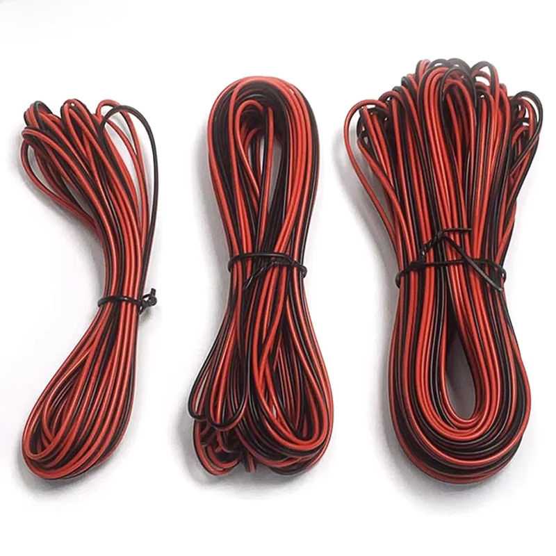 STONEGO 2-poliges LED-Streifen-Verlängerungskabel in Rot und Schwarz, 22 AWG, für 3528/5050 einfarbige LED-Streifen - Bild 6