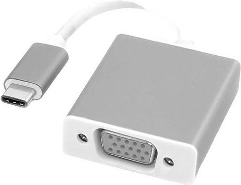 Roline USB-C auf VGA Adapter USB 3.2 Gen 2 in Grau - Bild 1