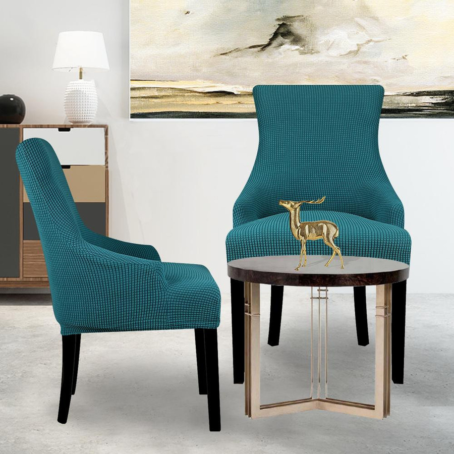 YZFZP Sesselbezug aus Polarfleece in Grau, Universalgröße für Wingback-Sessel und Polstersessel, waschbar - Bild 1