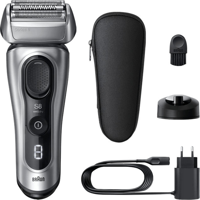 Braun Series 8 Elektrorasierer Silber und Schwarz - Bild 1