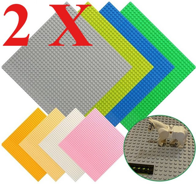 Haifeng Baustein-Grundplatten, Zubehör, 2-teiliges Set, Kunststoff - Bild 1