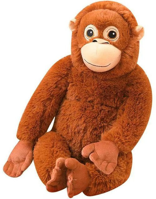 Binchi Fitness Cartoon Gorilla Plüschtier, 60cm, weiß, ab 14 Jahren - Bild 1